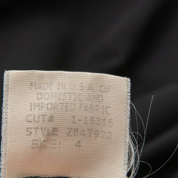 David Meister Cocktail Dress Asymmetric Midi Evening Sleeveless Midi Size 4 - Picture 5 of 6